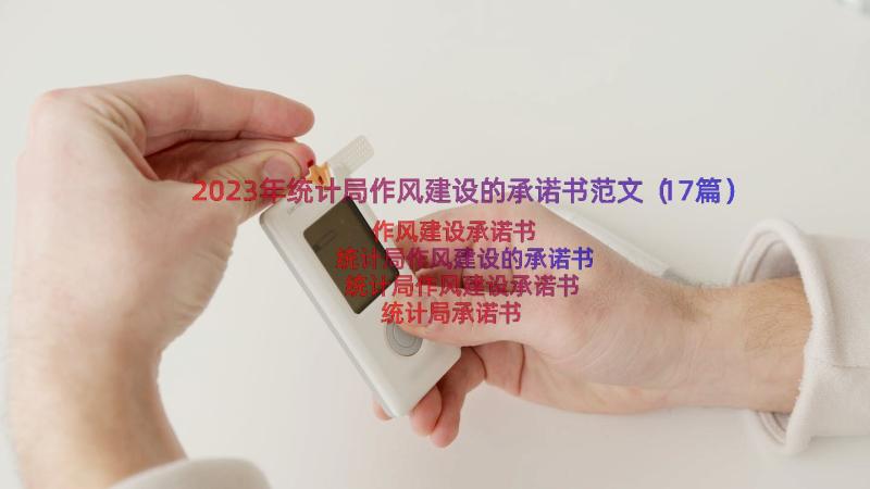 2023年统计局作风建设的承诺书范文（17篇）