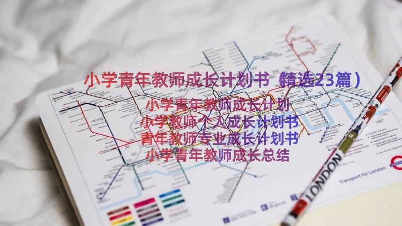 小学青年教师成长计划书（精选23篇）