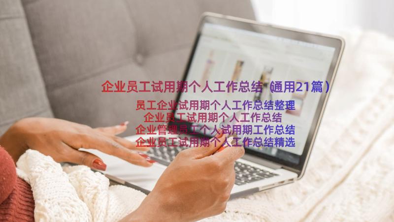 企业员工试用期个人工作总结（通用21篇）