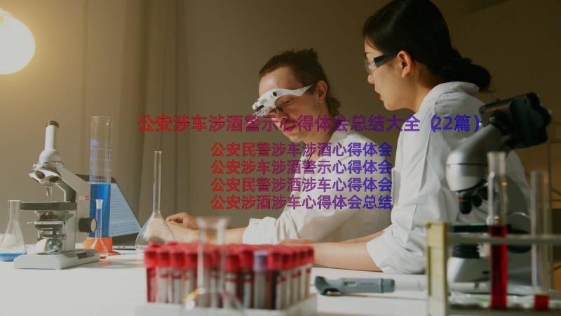 公安涉车涉酒警示心得体会总结大全（22篇）