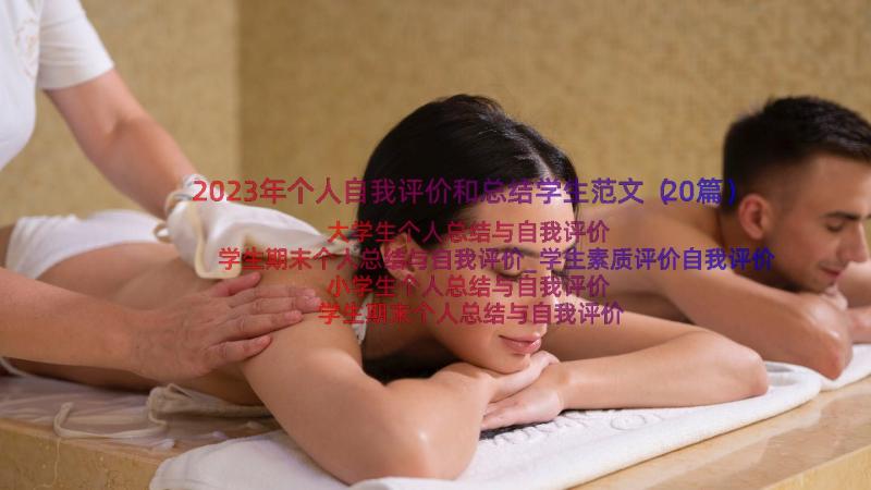 2023年个人自我评价和总结学生范文（20篇）