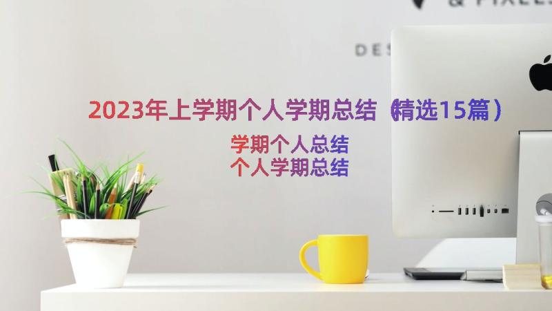 2023年上学期个人学期总结（精选15篇）