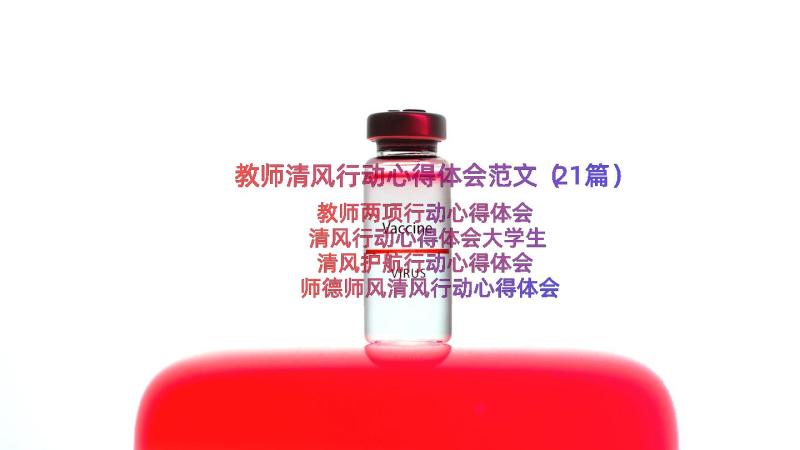 教师清风行动心得体会范文（21篇）