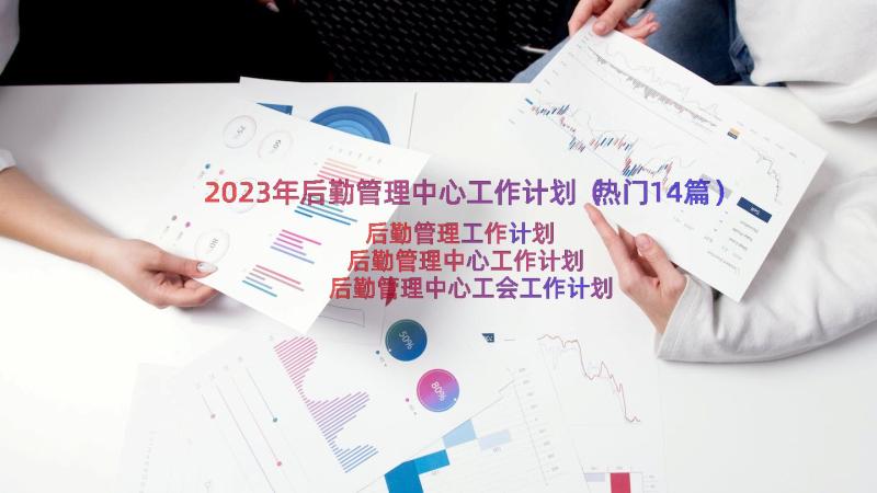 2023年后勤管理中心工作计划（热门14篇）