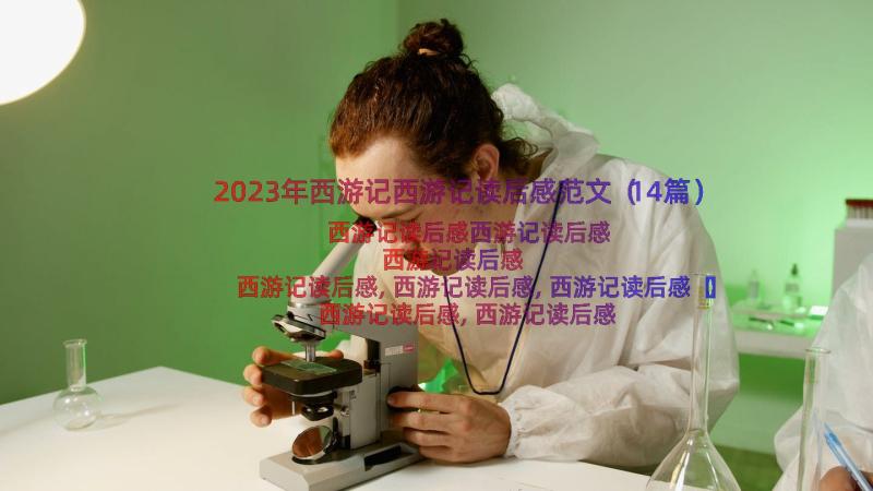 2023年西游记西游记读后感范文（14篇）