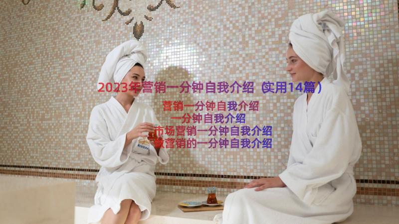 2023年营销一分钟自我介绍（实用14篇）