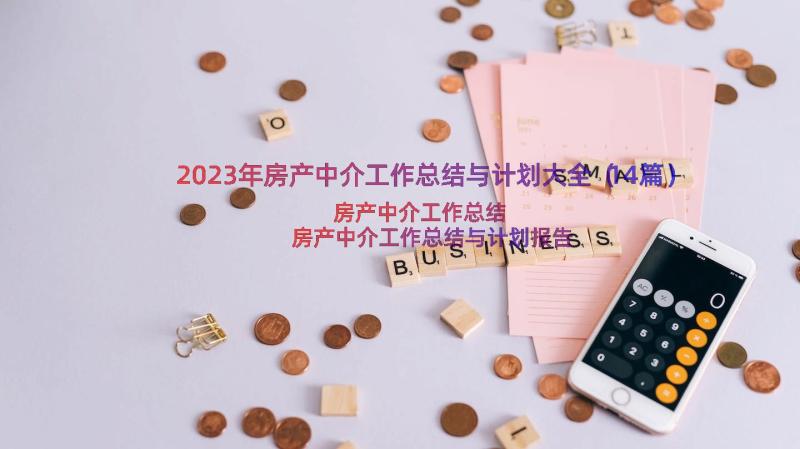 2023年房产中介工作总结与计划大全（14篇）