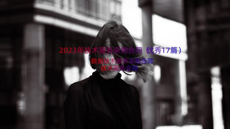 2023年技术服务采购合同（优秀17篇）