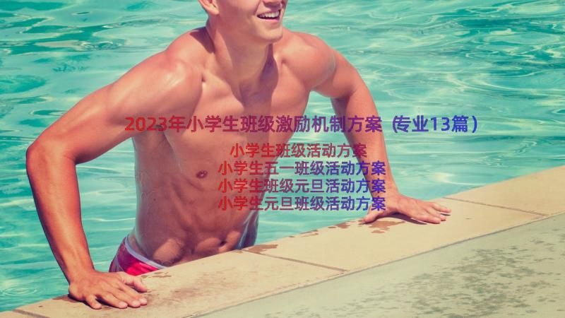 2023年小学生班级激励机制方案（专业13篇）