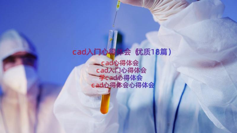 cad入门心得体会（优质18篇）