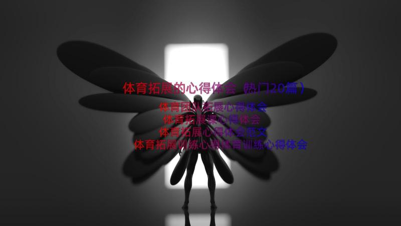 体育拓展的心得体会（热门20篇）