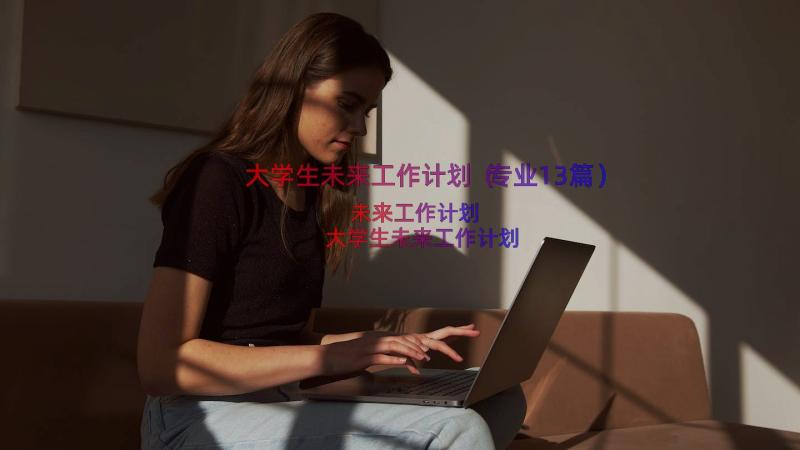 大学生未来工作计划（专业13篇）