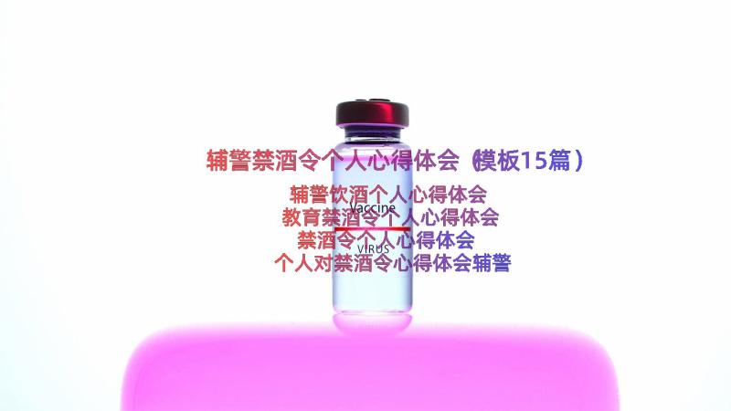 辅警禁酒令个人心得体会（模板15篇）