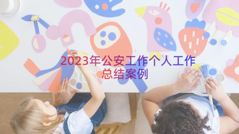 2023年公安工作个人工作总结（案例15篇）