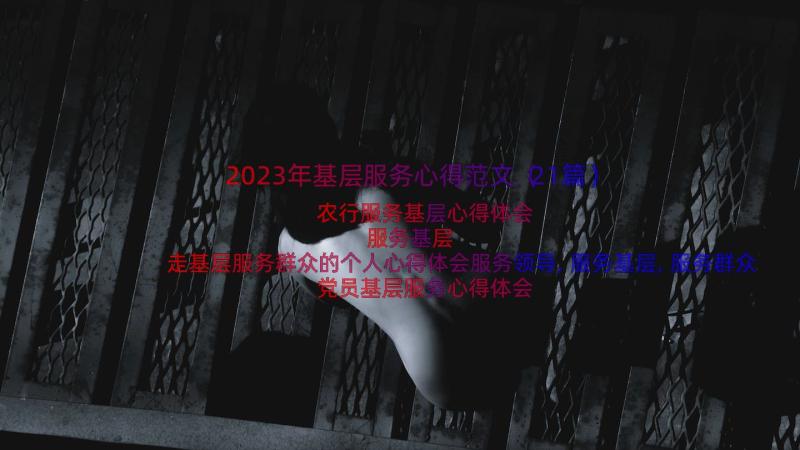 2023年基层服务心得范文（21篇）