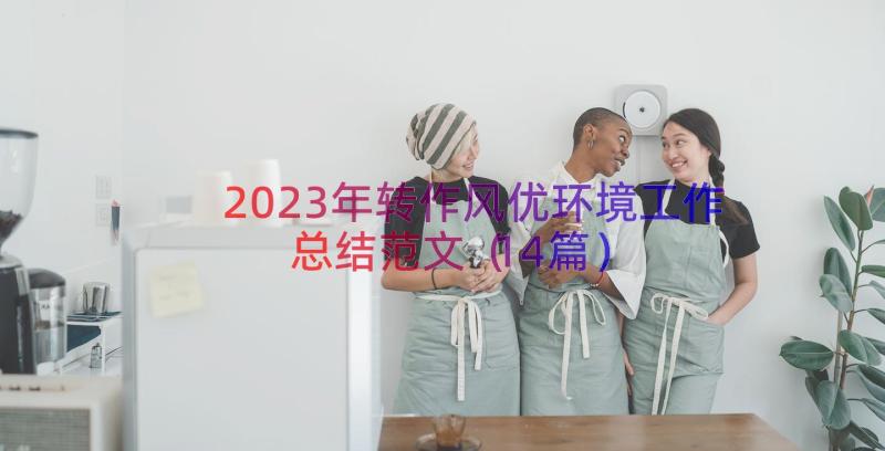 2023年转作风优环境工作总结范文（14篇）