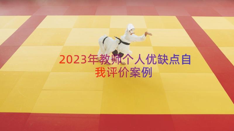 2023年教师个人优缺点自我评价（案例17篇）