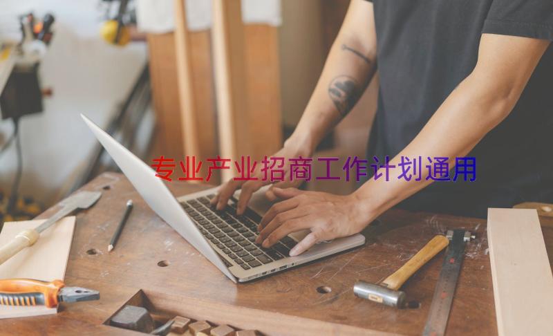 专业产业招商工作计划（通用18篇）