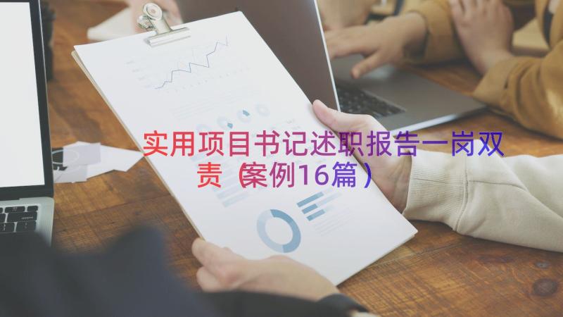 实用项目书记述职报告一岗双责（案例16篇）