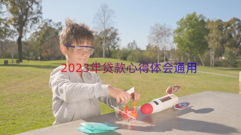 2023年贷款心得体会（通用15篇）