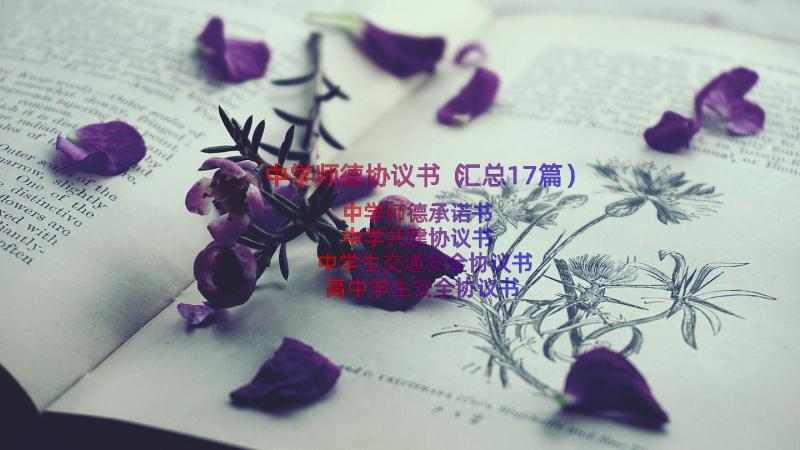 中学师德协议书（汇总17篇）