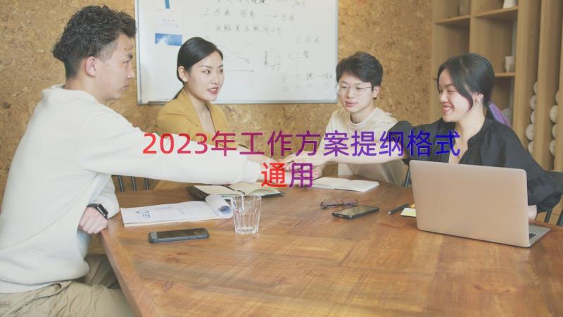 2023年工作方案提纲格式（通用18篇）