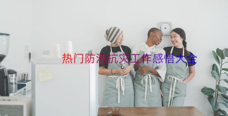 热门防汛抗灾工作感悟大全（19篇）