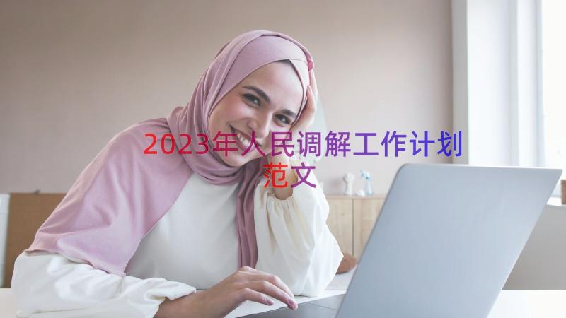 2023年人民调解工作计划范文（16篇）