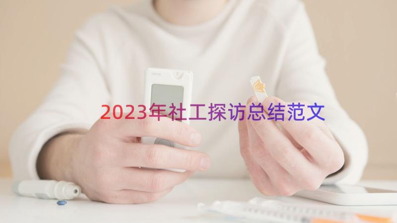 2023年社工探访总结范文（13篇）