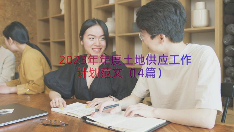 2023年年度土地供应工作计划范文（14篇）