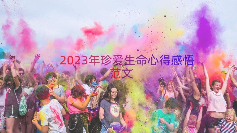 2023年珍爱生命心得感悟范文（16篇）