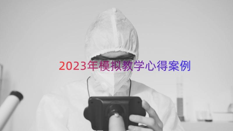 2023年模拟教学心得（案例14篇）