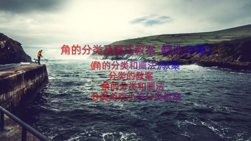 角的分类及画法教案（精选20篇）