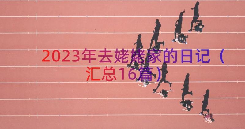 2023年去姥姥家的日记（汇总16篇）