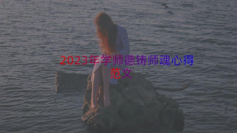 2023年学师德铸师魂心得范文（19篇）