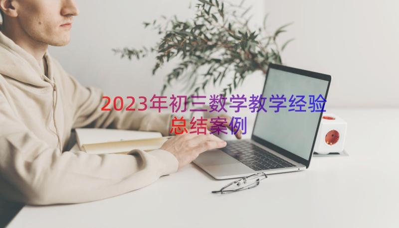 2023年初三数学教学经验总结（案例12篇）