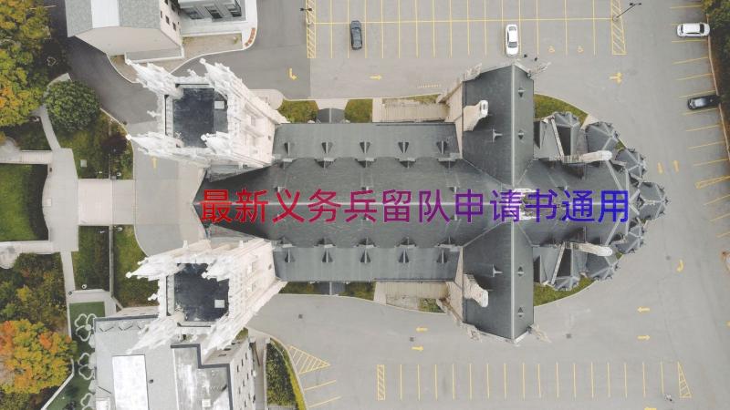 最新义务兵留队申请书（通用18篇）