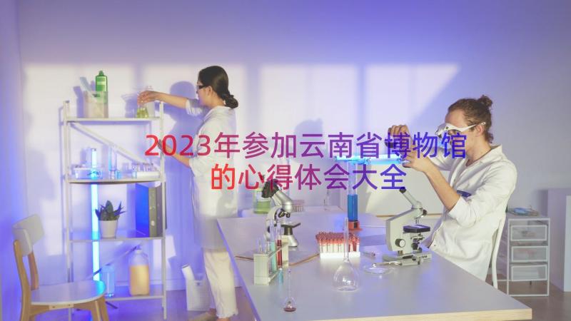 2023年参加云南省博物馆的心得体会大全（13篇）