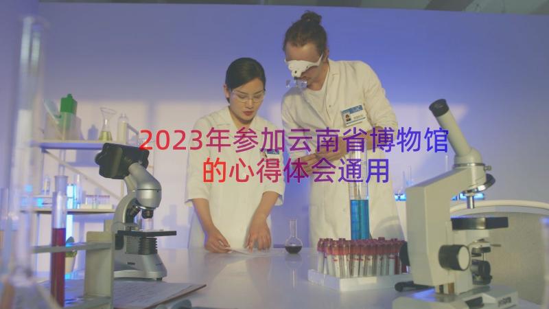 2023年参加云南省博物馆的心得体会（通用16篇）