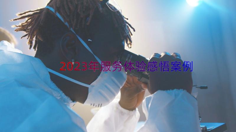 2023年服务体验感悟（案例19篇）