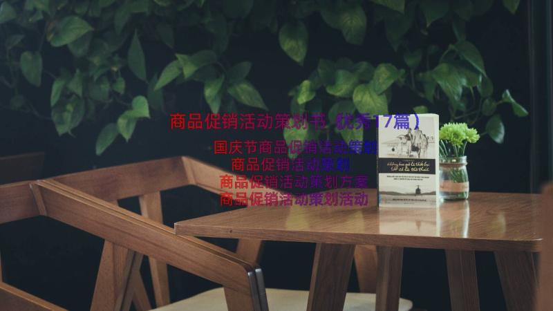 商品促销活动策划书（优秀17篇）