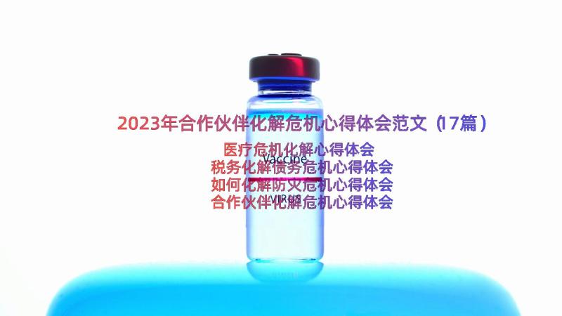 2023年合作伙伴化解危机心得体会范文（17篇）