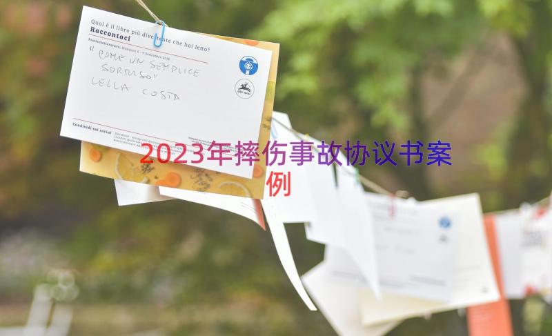 2023年摔伤事故协议书（案例14篇）