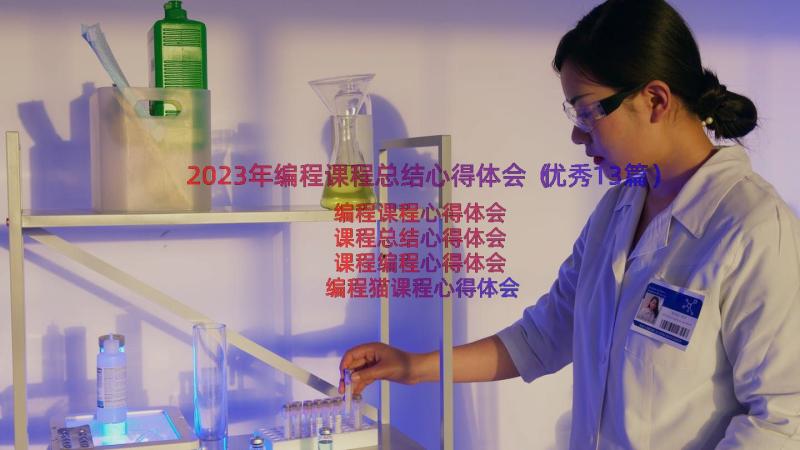 2023年编程课程总结心得体会（优秀13篇）