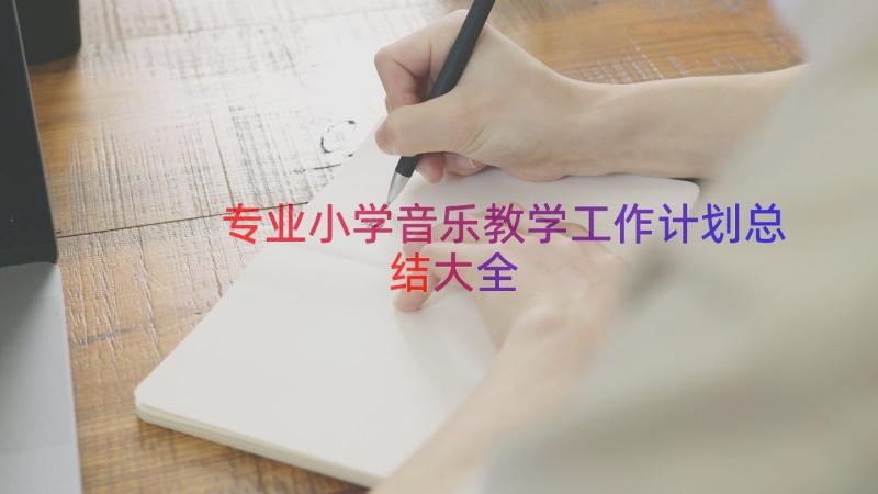 专业小学音乐教学工作计划总结大全（13篇）