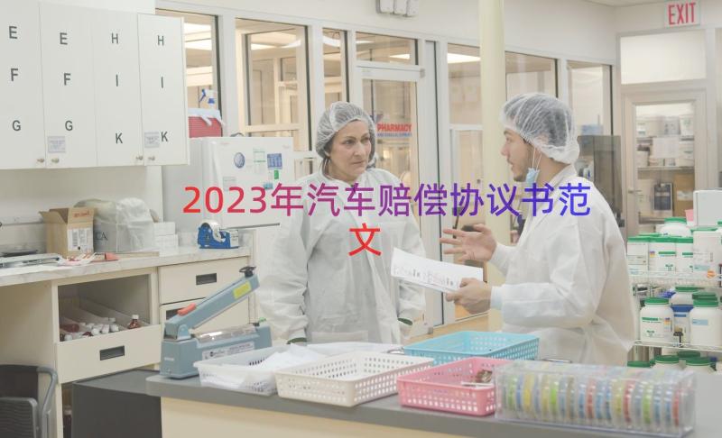 2023年汽车赔偿协议书范文（14篇）