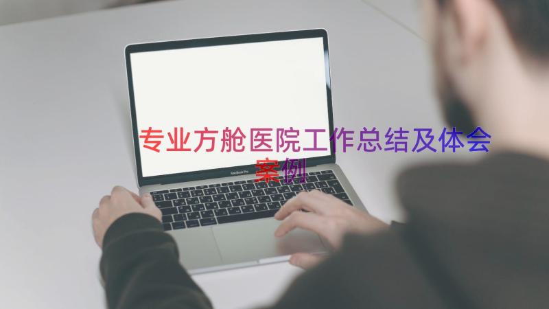 专业方舱医院工作总结及体会（案例13篇）