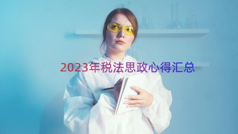 2023年税法思政心得（汇总15篇）