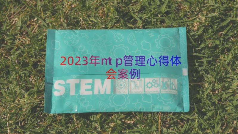 2023年mtp管理心得体会（案例14篇）