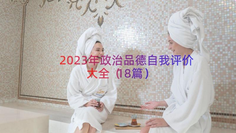 2023年政治品德自我评价大全（18篇）